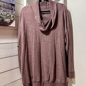 Torrid Brown Cowl Neck Sweater with Relaxed Fit